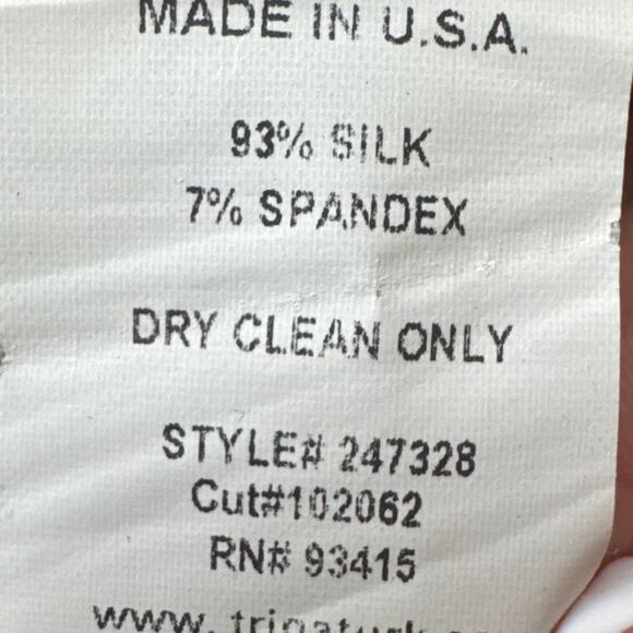 Trina Turk Women's Silk Skirt Floral A-Line Multicolor size 10 Back Zip Timeless - Picture 6 of 6